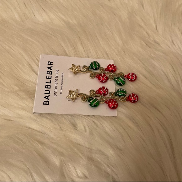 Baublebar Ornament To Be Earrings - New on Card - Picture 6 of 7